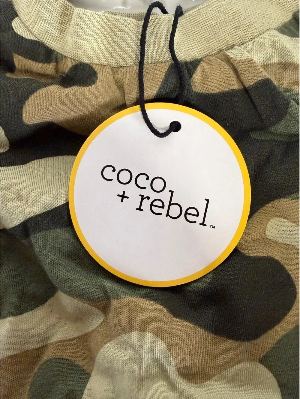 Camo Print Dog Romper by Coco + Rebel Size M
